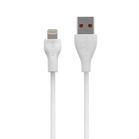 Ładowarka sieciowa 1xUSB 3A QC 3.0 18W + kabel lightning VIDVIE PLE249 biała